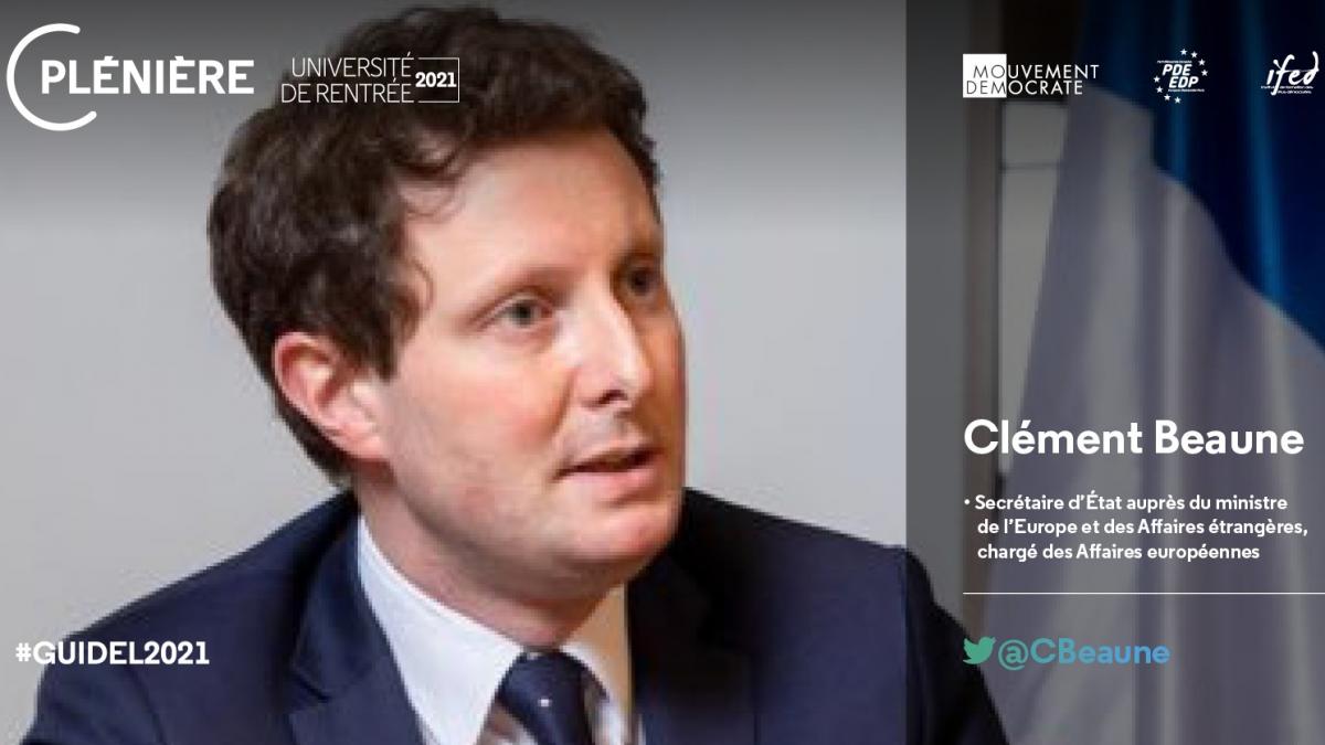 Intervention de Clément_Beaune-CB - Université de rentrée - Guidel 2021 