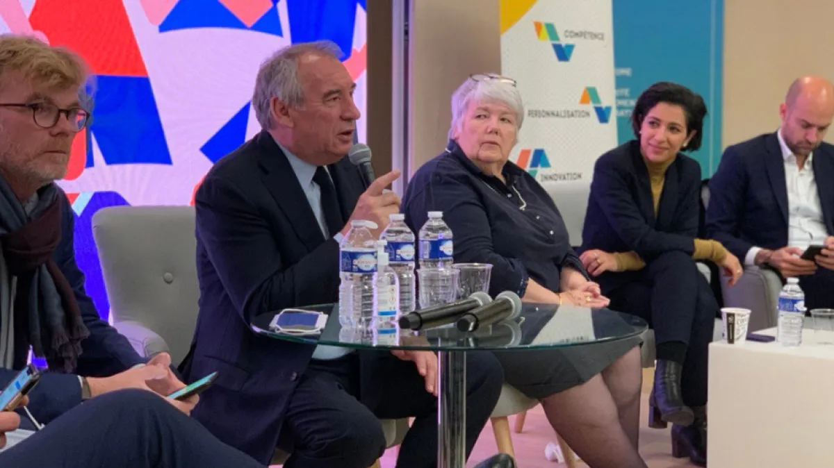 Rencontre des élus démocrates - Jacqueline_Gourault-JG - François-Bayrou-FB -Sarah_El-Hairy-SEH - Marc_Fesneau-MF - Jean-Noël_Barrot-JNB 