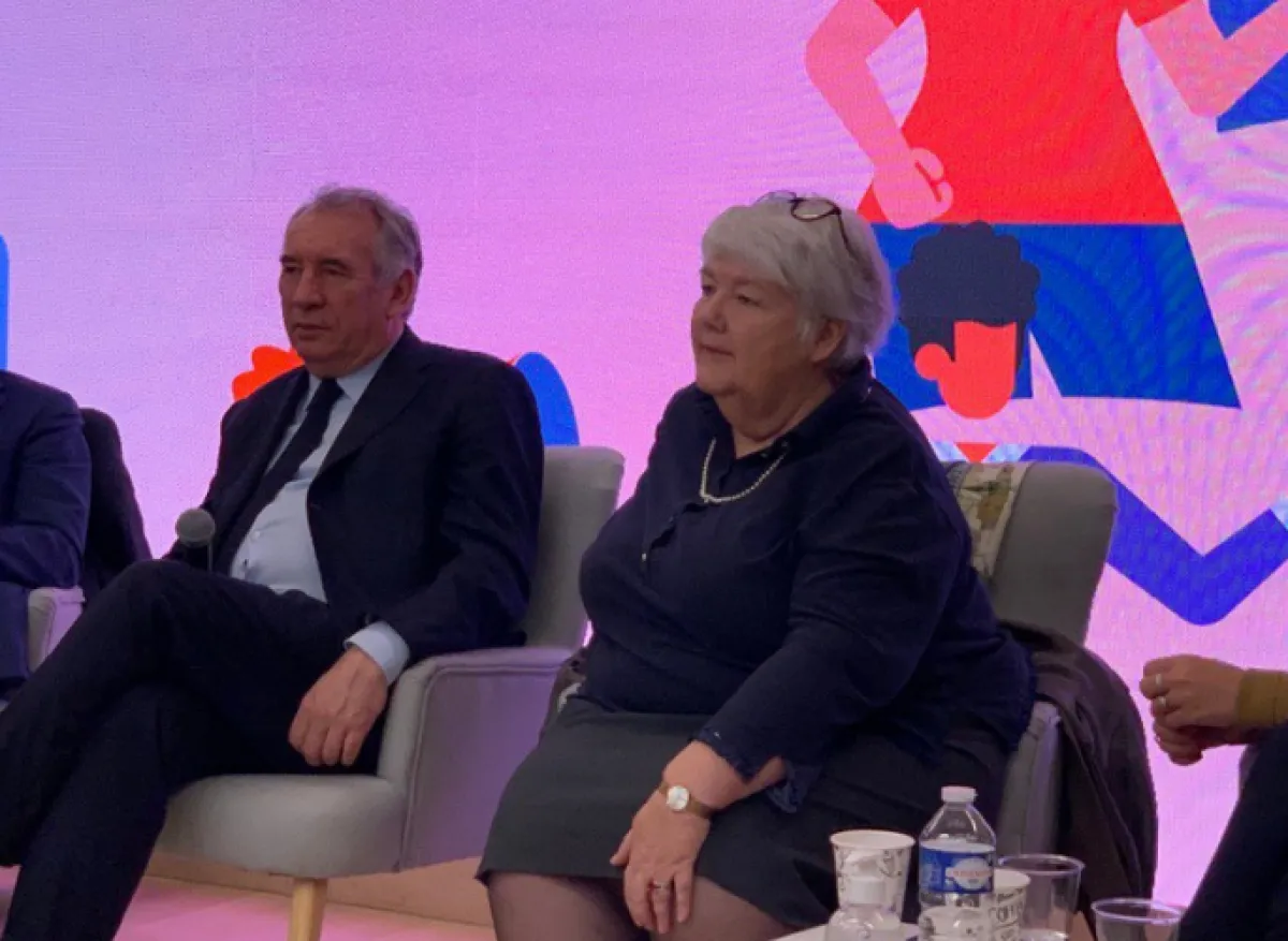 Rencontre des élus démocrates - Jacqueline_Gourault-JG - François-Bayrou-FB -Sarah_El-Hairy-SEH - Marc_Fesneau-MF