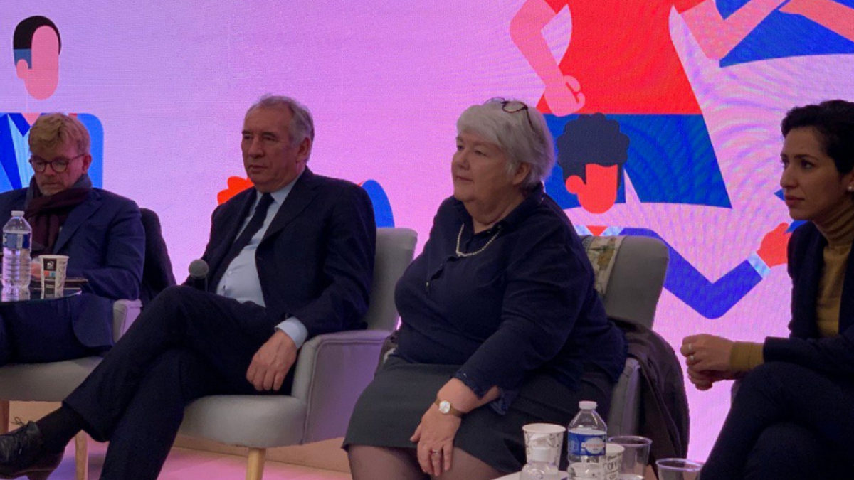Rencontre des élus démocrates - Jacqueline_Gourault-JG - François-Bayrou-FB -Sarah_El-Hairy-SEH - Marc_Fesneau-MF